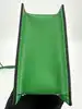 sac azzurra gronchi en cuir lisse vert
