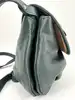 sac bandoulière nat & nin en cuir souple vert