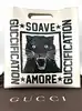 sac gucci cabas modèle soave amore guccification en cuir blanc