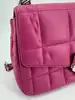 sac michael kors en cuir matelassé fuchsia