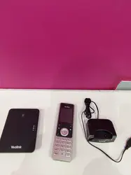 jeu nes yealink w76p - téléphone sans fil/téléphone voip avec id d'appelant - 1900 mhz - dect - (conférence) à trois capacité d'ap