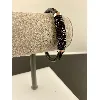 brac bracelet fin cuir noir motif