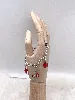 bracelet swarovski orné des charms couleur rouge