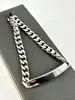 bracelet argent maille gourmette + plaque d'identité argent autre 17,11g
