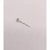 nzc2m piercing nez oxyde carré argent 925 millième (22 ct) 0,02g