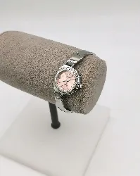 montre gucci vintage argentée rose