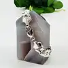 bracelet maille gourmette épaisse l21cm argent 925 millième (22 ct) 51,51g