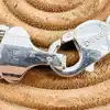 bracelet maille gourmette épaisse l21cm argent 925 millième (22 ct) 51,51g