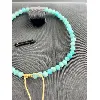bracelet ajustable perles amazonite facetté