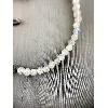 bracelet ajustable perles labradorite facetté