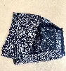 châle / foulard louis vuitton shine couleur noir en 47% soie