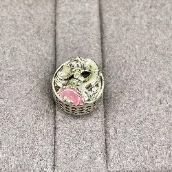 charm pandora disney dumbo "my précious love" argent 925 millième (22 ct) 3,04g