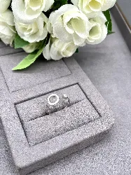 11695 bague ouvert sertie des oxydes argent 925 1,77g  argent 925 millième (22 ct) 1,77g