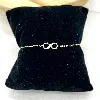35998 bracelet pl-or motif infini orné d'oxydes