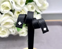 boyzc3m boucles d'oreilles puces oxyde carré 3mm argent 925 millième (22 ct) 0,21g argent 925 millième (22 ct) 0,21g