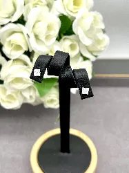 boyzc4m boucles d'oreilles puces oxyde carré 4mm argent 925 millième (22 ct) 0,28g argent 925 millième (22 ct) 0,28g