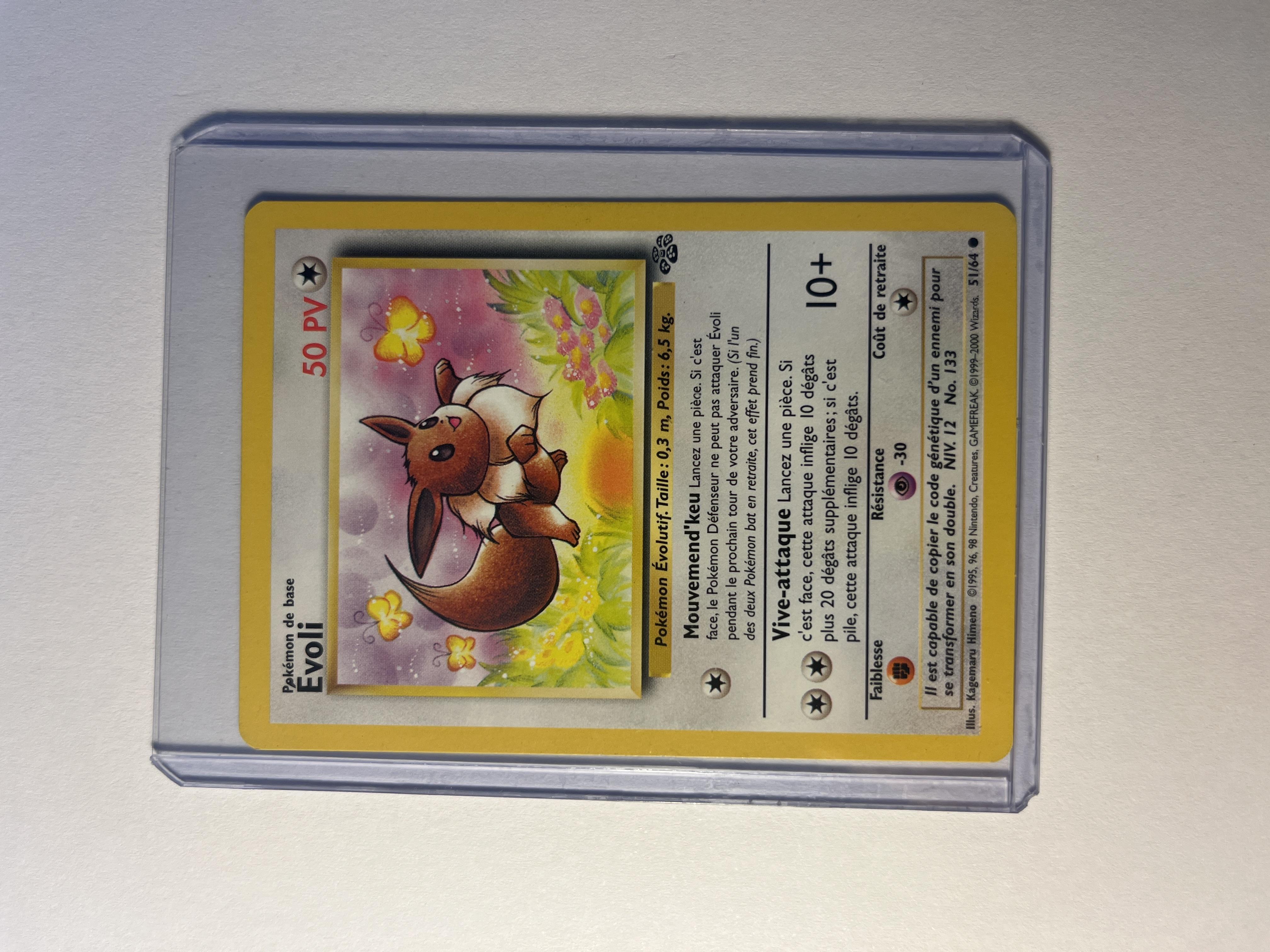 Carte Pokémon Evoli 51/64 -FR