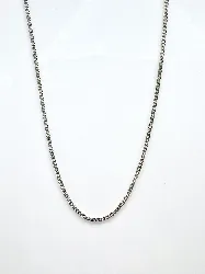 chaîne argent maille gourmette argent 925 millième (22 ct) 2,72 g