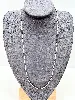 chaîne argent maille gourmette argent 925 millième (22 ct) 2,72 g