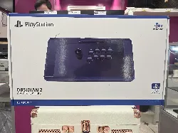 joystick qanba obsidian 2 pour ps5/ps4/pc noir et gris