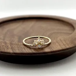 20004810 bague perlée centrée d'oxydes t60