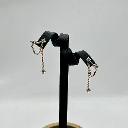 23072110 boucles d'oreilles pendantes chaînes et oxydes