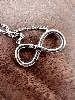 72129345 collier motif infini l48cm argent 925 millième (22 ct) 2,14g argent 925 millième (22 ct) 2,14g