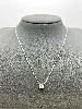 87300545 collier avec un oxyde carré l18 cm argent 925 millième (22 ct) 1,88g argent 925 millième (22 ct) 1,88g