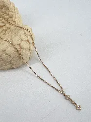 97427945 collier avec pendentif en oxydes l45 cm