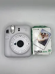 appareil photo instantané fujifilm instax mini 12 blanc argile