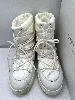 bottes / chaussures jimmy choo wanaka en nylon et cuir blanc
