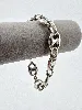 bracelet en argent grand grain de café argent 800 millième (19 ct) 41,22g