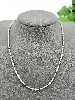 chaîne / collier maille torsadée l43 cm argent 925 millième (22 ct) 4,11g