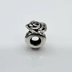 charm argent gnoce en forme de rose argent 925 millième (22 ct) 1,92