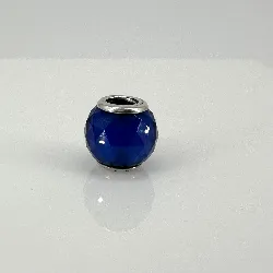 charm pandora bleu foncé faceté argent 925 millième (22 ct) 2,29g