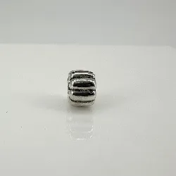 charm pandora clip côtelé argent 925 millième (22 ct) 2,14g