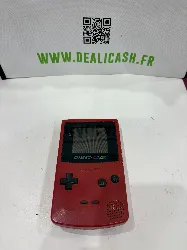 console nintendo game boy color rouge diablotin