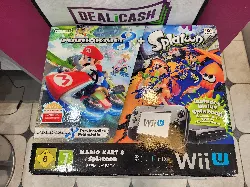 console nintendo wii u 32go pack mario kart 8 splatoon