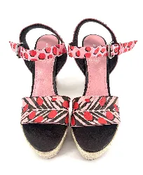 espadrilles en toile louis vuitton rose