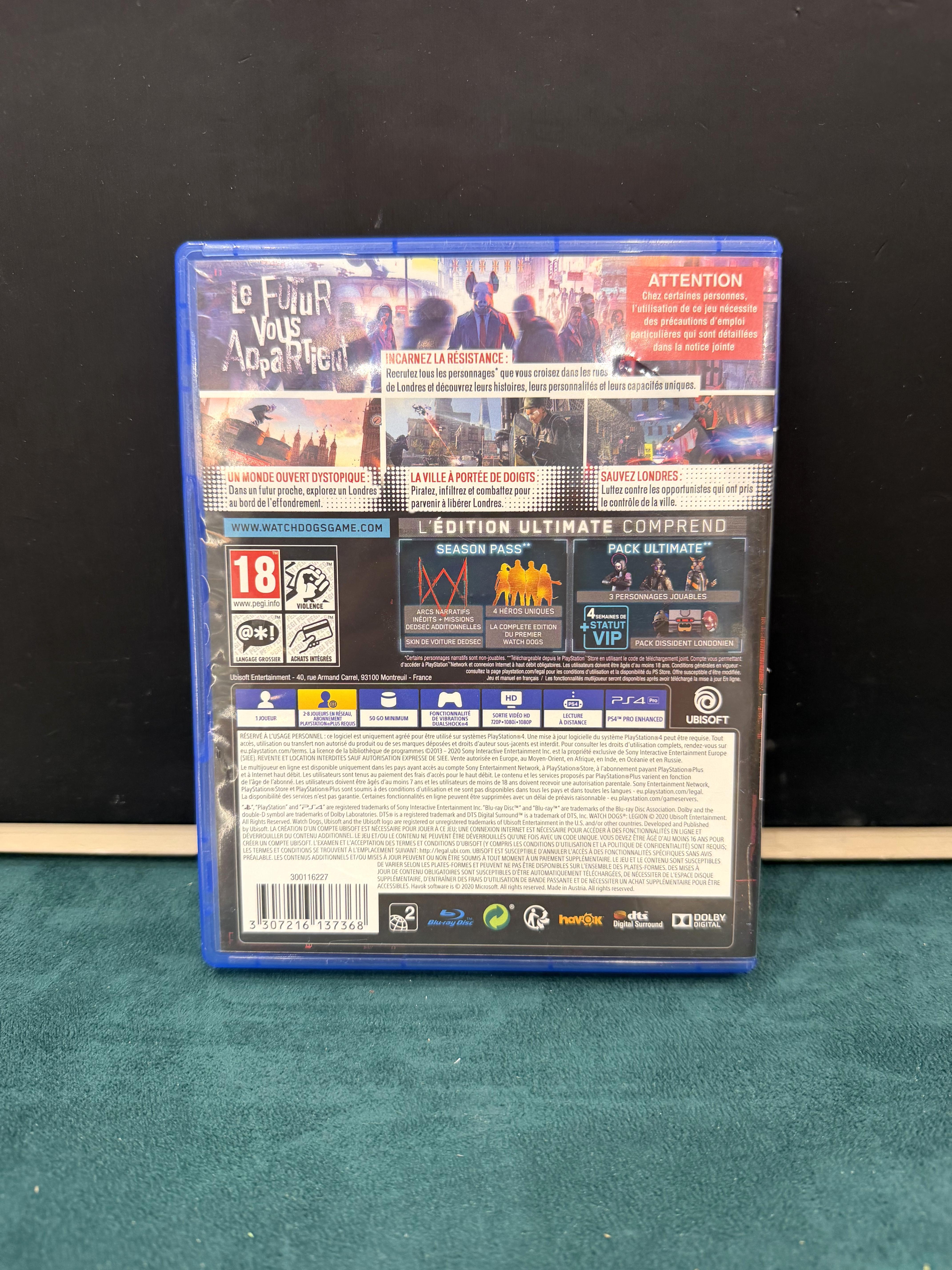 Jeu PS4 Watch Dogs : Legion - Edition Ultimate