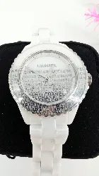 montre chanel j12 wanted h7419 en acier et céramique blanche