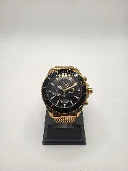 montre hugo boss ocean 1513703 cadran noir maille milanaise