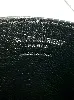 porte-cartes saint laurent en cuir grainé noir
