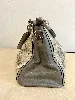 sac coach maddison pinnacle en cuir gris embossé python