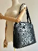 sac vintage louis vuitton lussac en cuir épi noir