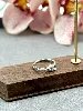 110972 bague noeud pavé d'oxydes  argent 925 millième (22 ct) 1,5