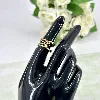 bague ouverte avec motif