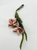 bijoux de sac fleur muguet rose