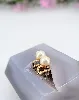 boucles d'oreilles clips en or chacune ornée d'une perle de culture blanche or 750 millième (18 ct) 4,65g