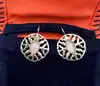 boucles d'oreilles satellite paris arizona dream en pierre de lune et métal doré